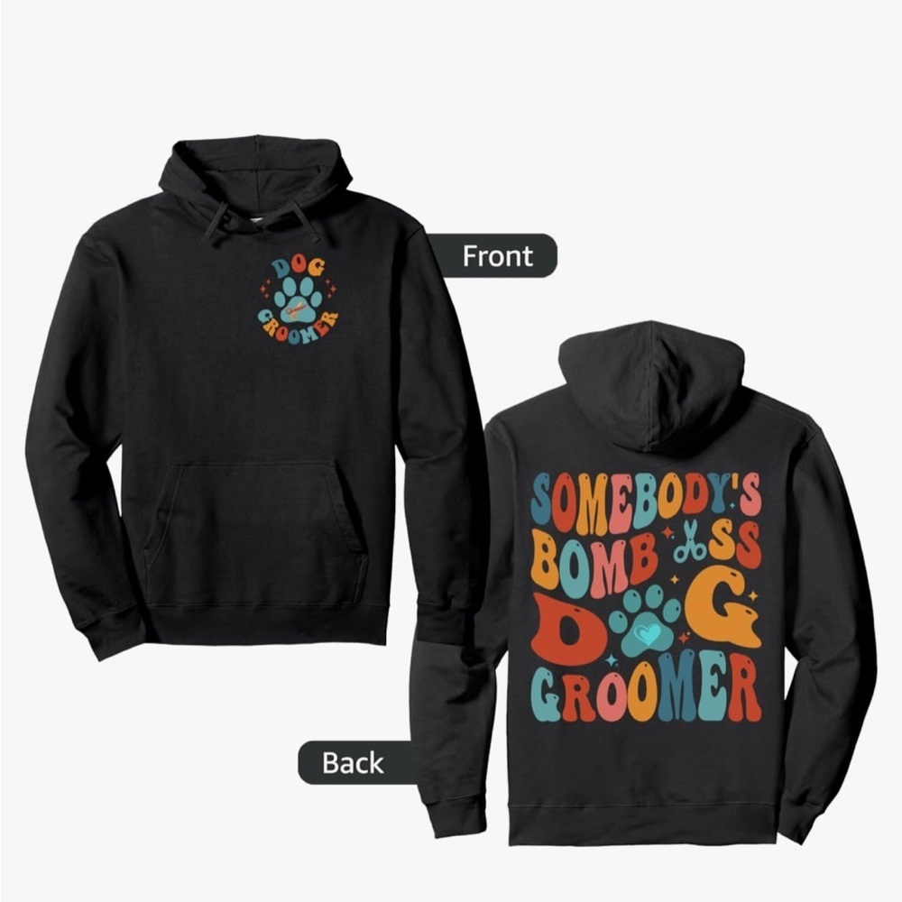 DOG GROOMERS SWEATSHIRT
Somebody's Bomb As Dog Groomer appreciation, sweatshirt